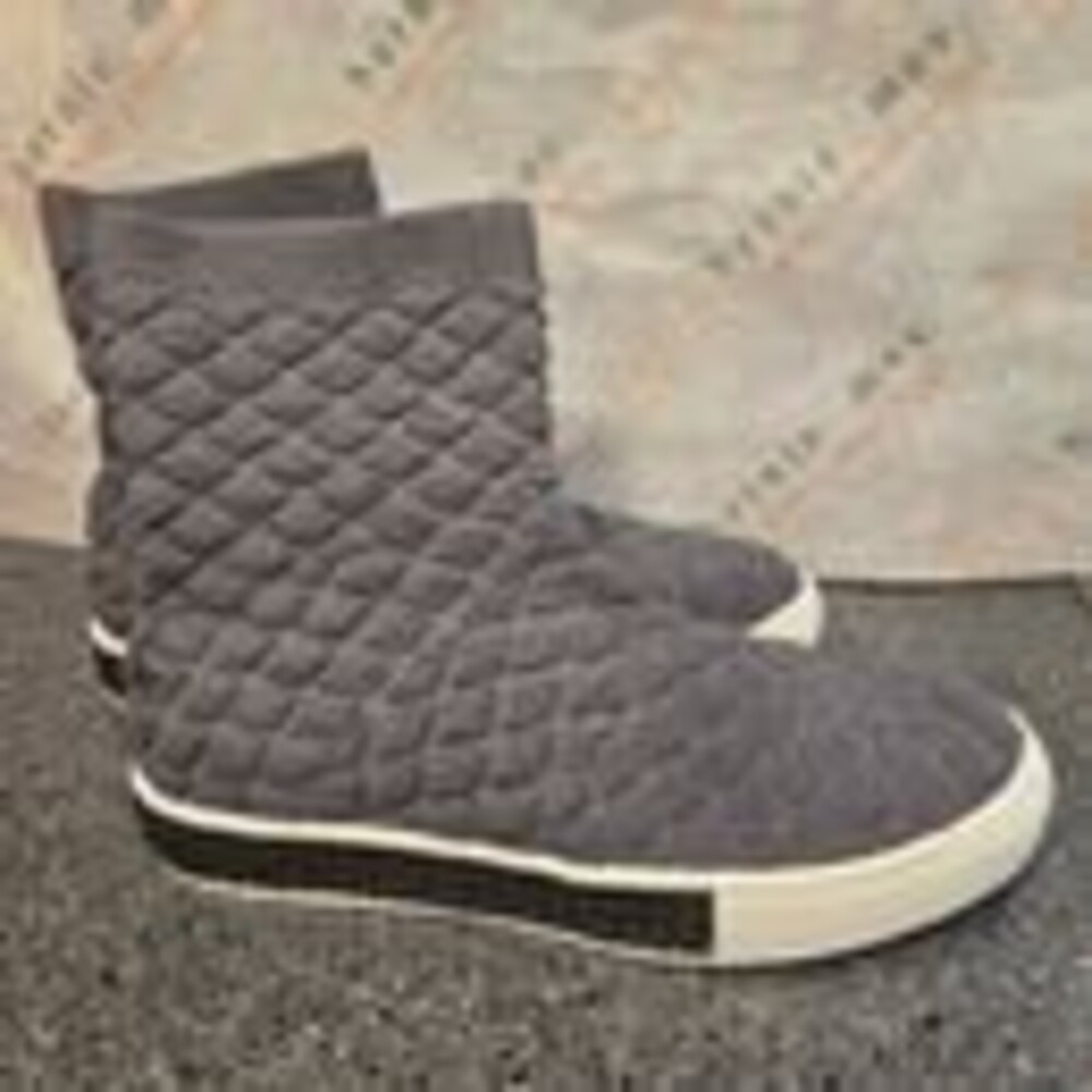 Bernie Mev. Grey Woven High-Top Sneakers EU 36 / US 4.5 - 5